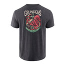 Grundens Octo-Trout Short Shirt T-Shirt Heather Charcoal / 2X-Large