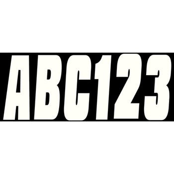 Series 350 White Registration Letter Kit
