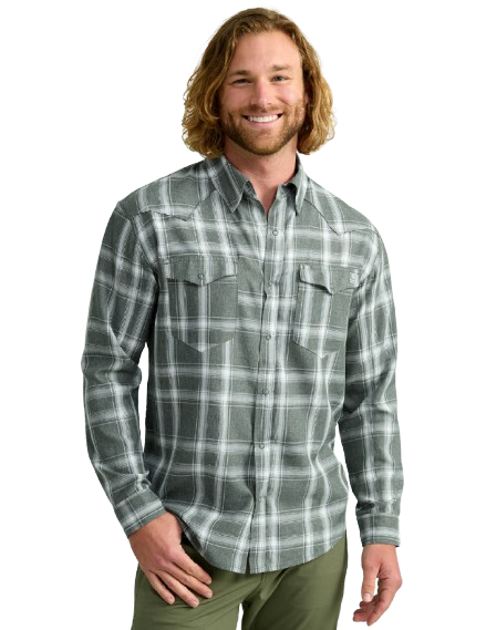 Huk Diamond Back Current Plaid Ls