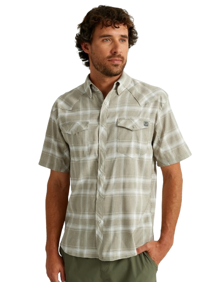 Huk Diamond Back Current Plaid Ss