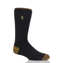 Heat Holders Bruce Contrast Worxx Crew Sock Black Yellow / US 7-12
