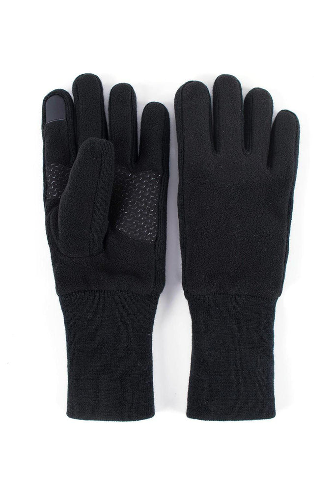 Heat Holders Mens Oxford Smart Fleece Gloves Black / Medium / Large