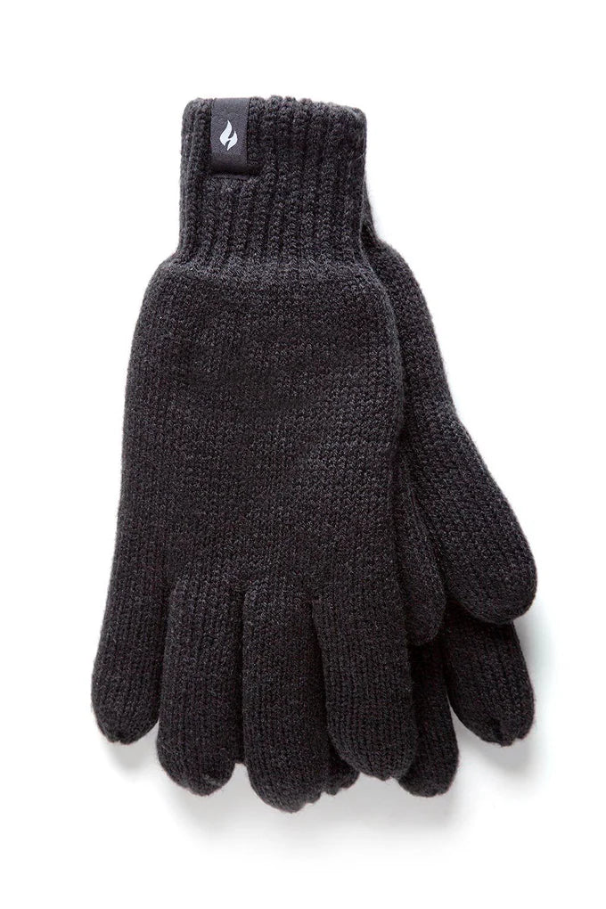 Heat Holders Nevis Flat Knit Gloves Black / Medium / Large