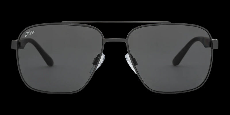 Hobie Commander Sunglasses Satin Gunmetal / Grey Mirror