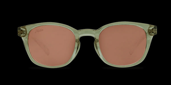 Hobie Wrights Sunglasses Shiny Crystal  Olive / Copper Mirror
