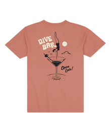 Jetty Dive Bar Tee 0726DIVE Mauve