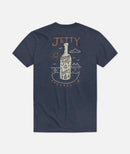 Jetty Blood Sweat & Beers Tee Navy / 2X-Large