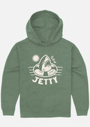 Jetty Pool Club Hoodie Green / 2T