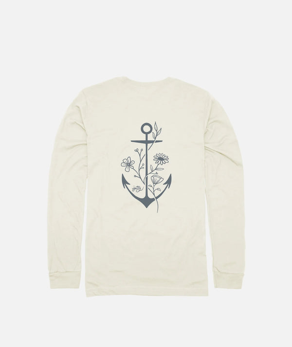 Jetty Sea Flower Long Sleeve Natural / Youth-Large