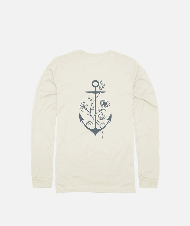Jetty Sea Flower Long Sleeve Natural / Youth-Large