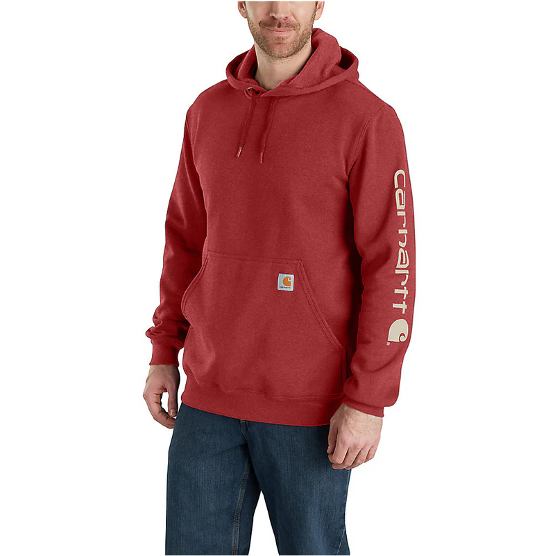 Carhartt® Loose Fit Midweight Logo Sleeve Graphic Hoodie