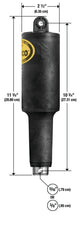 Lenco 2 1/4in Stroke XD Actuator 5/16in 24V