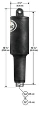 Lenco 2 1/4in Stroke XDS Actuator 5/16in x 3/8in 12v