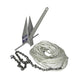 Lewmar 7LB LFX Anchoring Kit with 10ft G4 1/4in Chain 150ft 1/2in 8-Plait Line