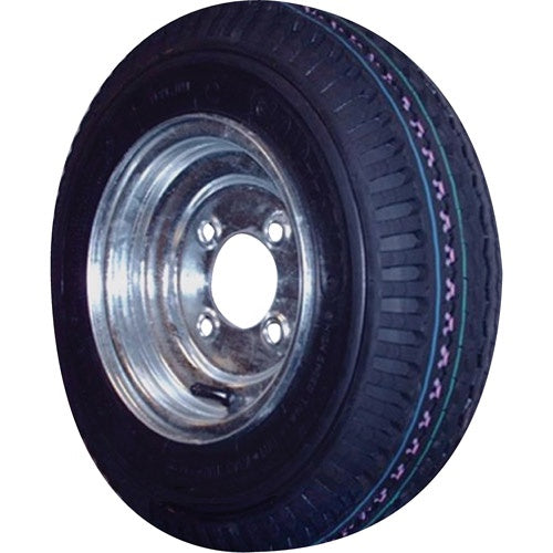 Loadstar Bias Tire and Wheel (Rim) Assembly 530-12 5 Hole 4 Ply