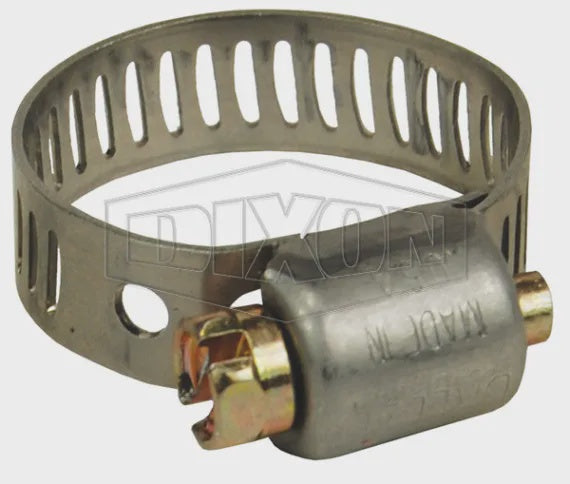 Dixon - Stainless Steel Miniature Worm Gear Clamp