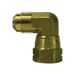 Midland Industries - Brass 90 Degree Forged Swivel Elbows MFxFF