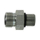 Steel Staight Adapater Connector MORFSxMORB