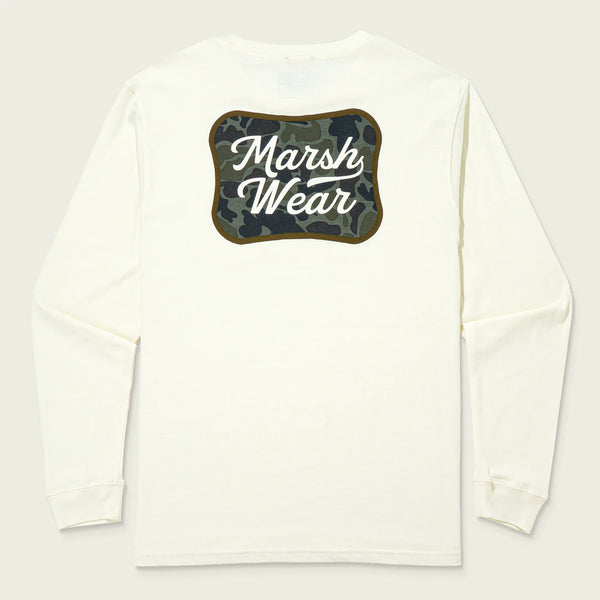 Marsh Wear Roadside Long Sleeve T-Shirt Vintage White / 2X-Large