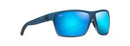 Maui Jim Alenuihaha Sunglasses Blue Black Stripe / Hawaii Lava Lens