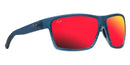 Maui Jim Alenuihaha Sunglasses Blue Black Stripe / Hawaii Lava Lens