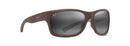 Maui Jim Ano Nui Sunglasses Matte Solid Brown / Neutral Grey Lens