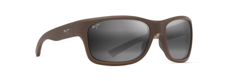 Maui Jim Ano Nui Sunglasses Matte Solid Brown / Neutral Grey Lens