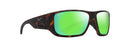 Maui Jim Keha Sunglasses Matte Dark Havana / Maui Green Lens