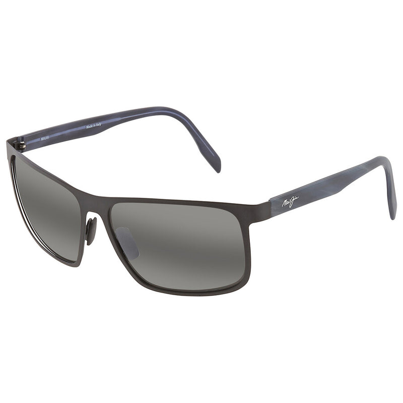 Maui Jim Wana Sunglasses Matte Black / Neutral Grey Lens
