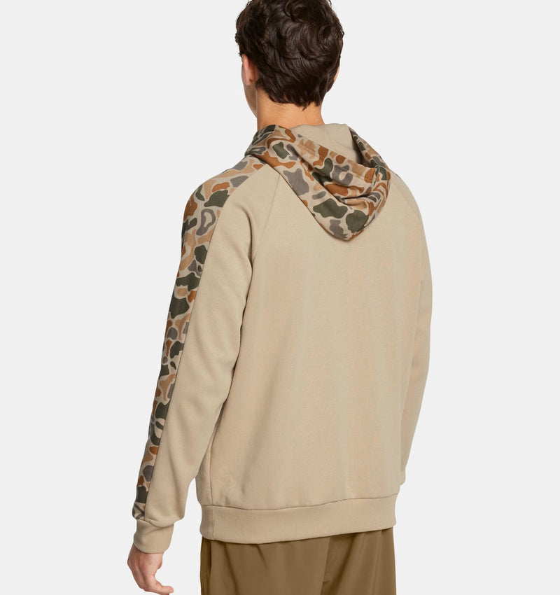 Men's Under Armour Rival Fleece Camo Blocked Hoodie