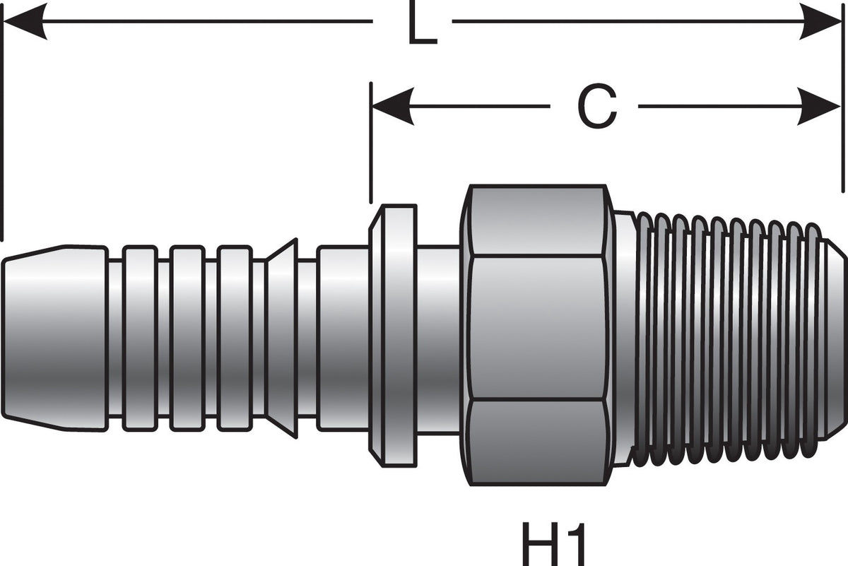 Echelon 4-Wire Male Pipe Ends