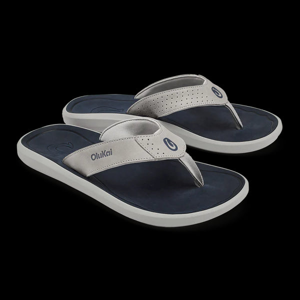 Olukai Pili - Mens 8 / Ash Mood Indigo