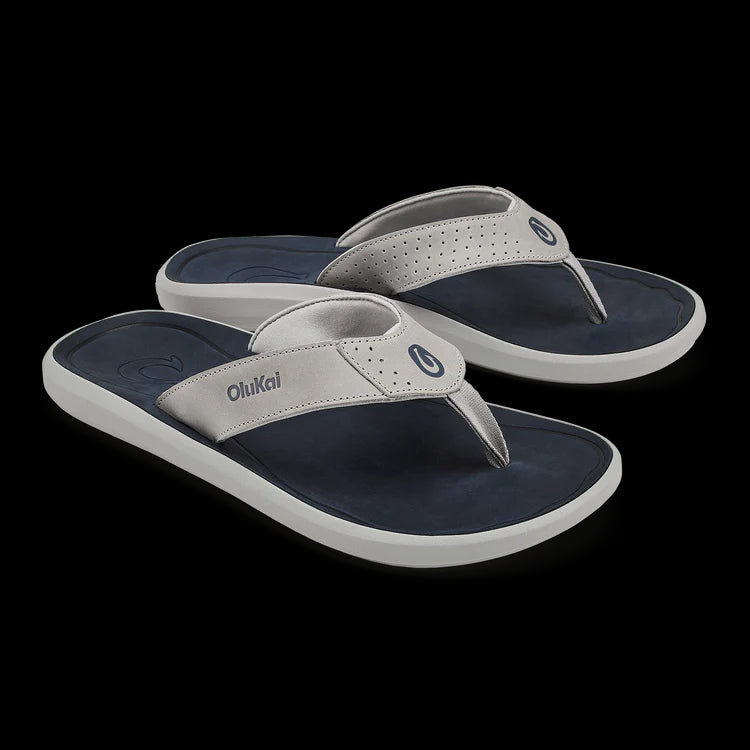 Olukai Pili - Mens 8 / Ash Mood Indigo