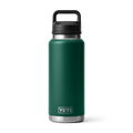 YETI - 36 oz Rambler Bottle With Chug Cap Black Forest Green