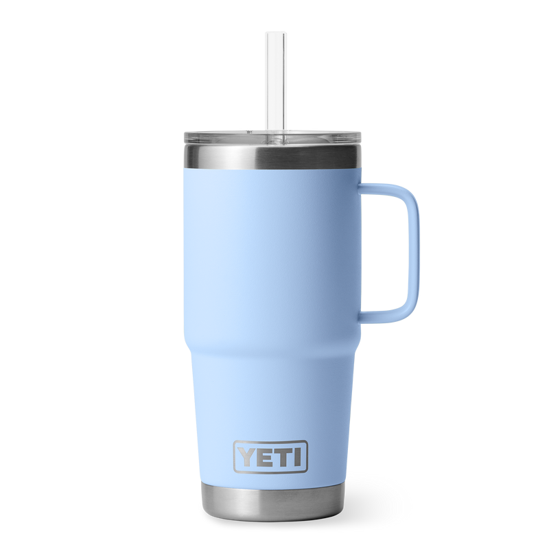 Yeti Rambler 25 Oz Straw Mug Sky Blue