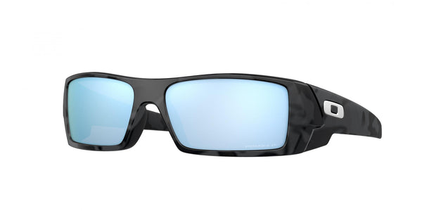Oakley Gascan Sunglasses Matte Black Camo / Prizm Deep Water Mirror