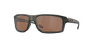 Oakley Gibston Sunglasses Matte Grey Smoke / Prizm Tungsten Mirror