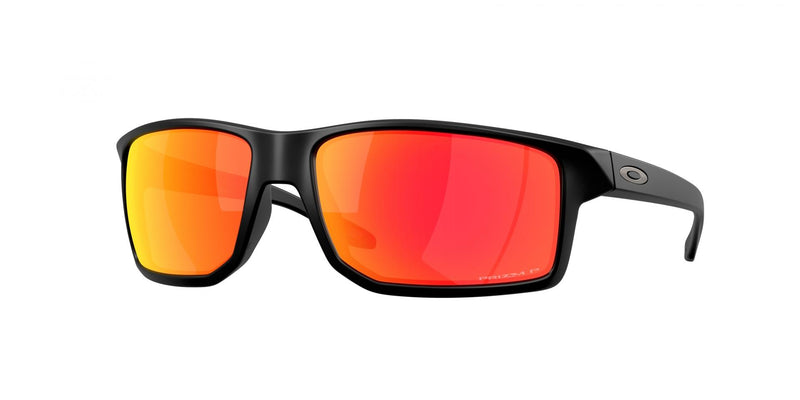 Oakley Gibston Xl Sunglasses Matte Black / Prizm Ruby Mirror