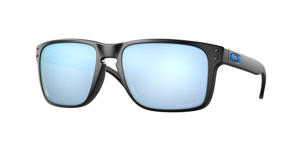 Oakley Leffingwell Sunglasses Crystal Black / Prizm Deep Water Mirror