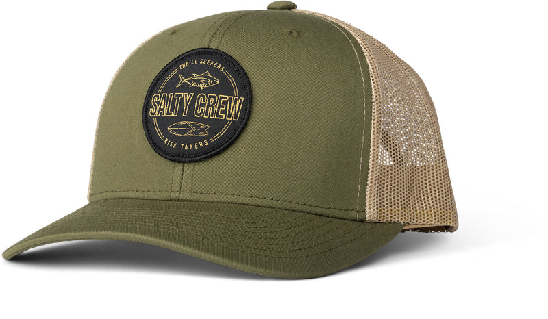 Salty Crew Outlined Retro Trucker