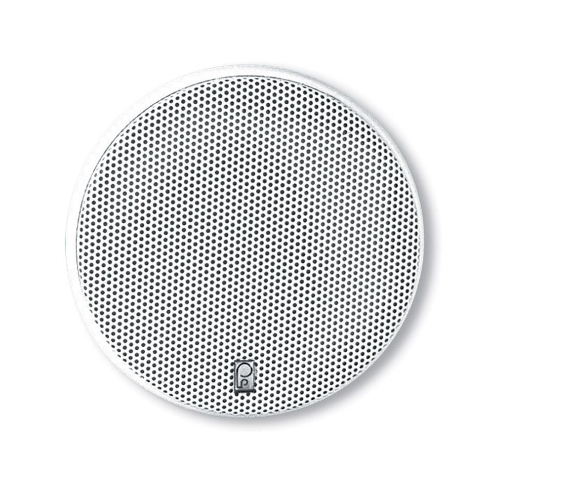 Polyplanar MA-6500 White Spkr 5 1/4 Round Flush Mount