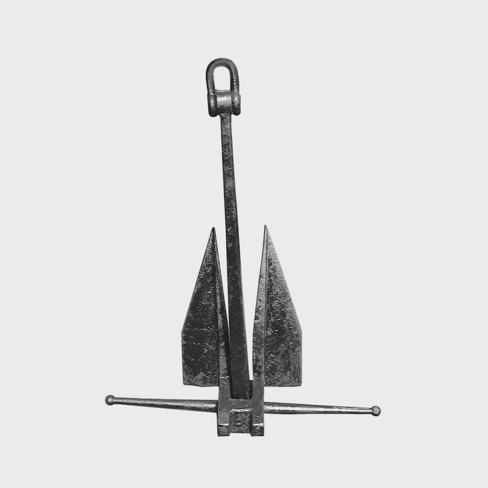 Painted Workboat Anchor