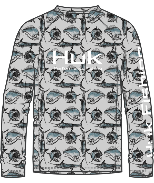 Huk Pursuit Printed Crew