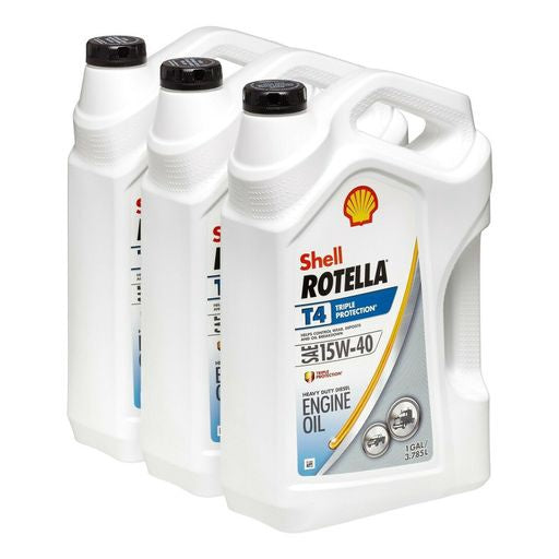 Shell Rotella T4 15W40 Motor Oil 3 Gallon