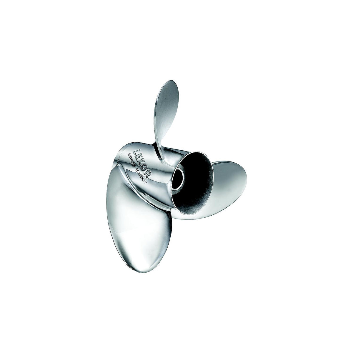 Solas 957115517 Rubex L3 Stainless Steel Interchangeable Hub 3-Blade Propeller