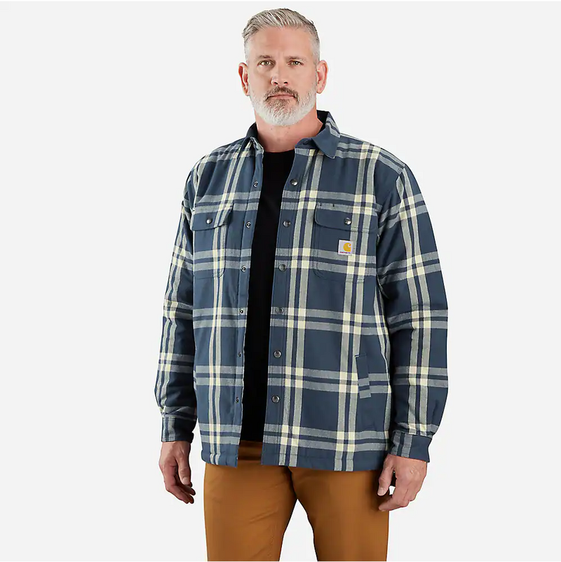 Carhartt Flannel Sherpa Lined Shirt Jacket