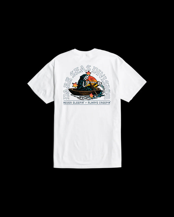 Dark Seas Rowboat-Tee White / LARGE