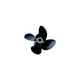 Solas 941313313 Rubex Aluminum Interchangeable Hub 4-Blade Propeller, RH, 13.25 x 13