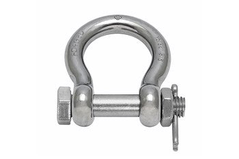 Suncor Stainless Steel Bow Bolt Style Safety Shackle