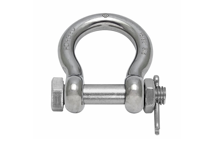 Suncor Stainless Steel Bow Bolt Style Safety Shackle